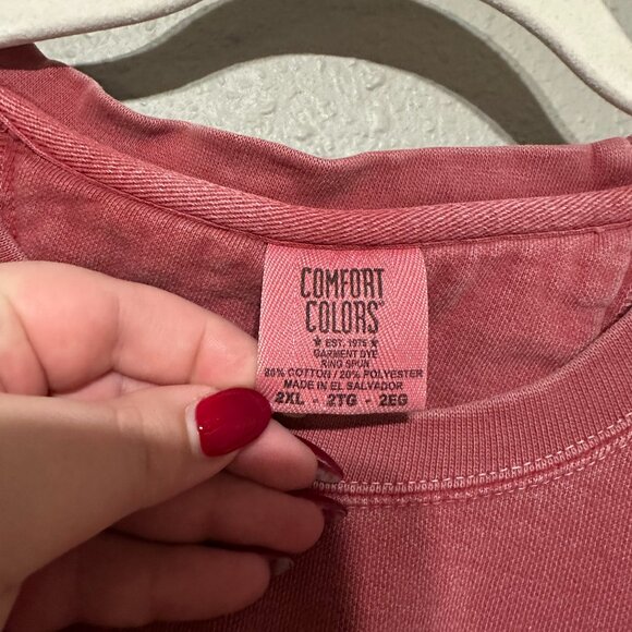 Iowa State Comfort Colors Crewneck Sweatshirt - Picture 2 of 4